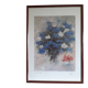 Wildflower bouquet, printed poster on vellum paper.