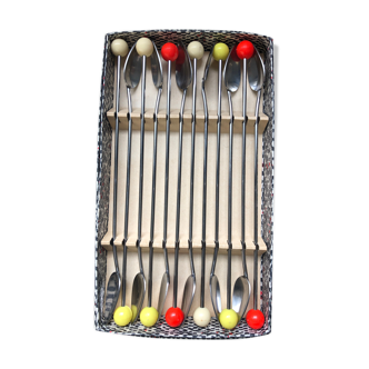 Service vintage punch spoons
