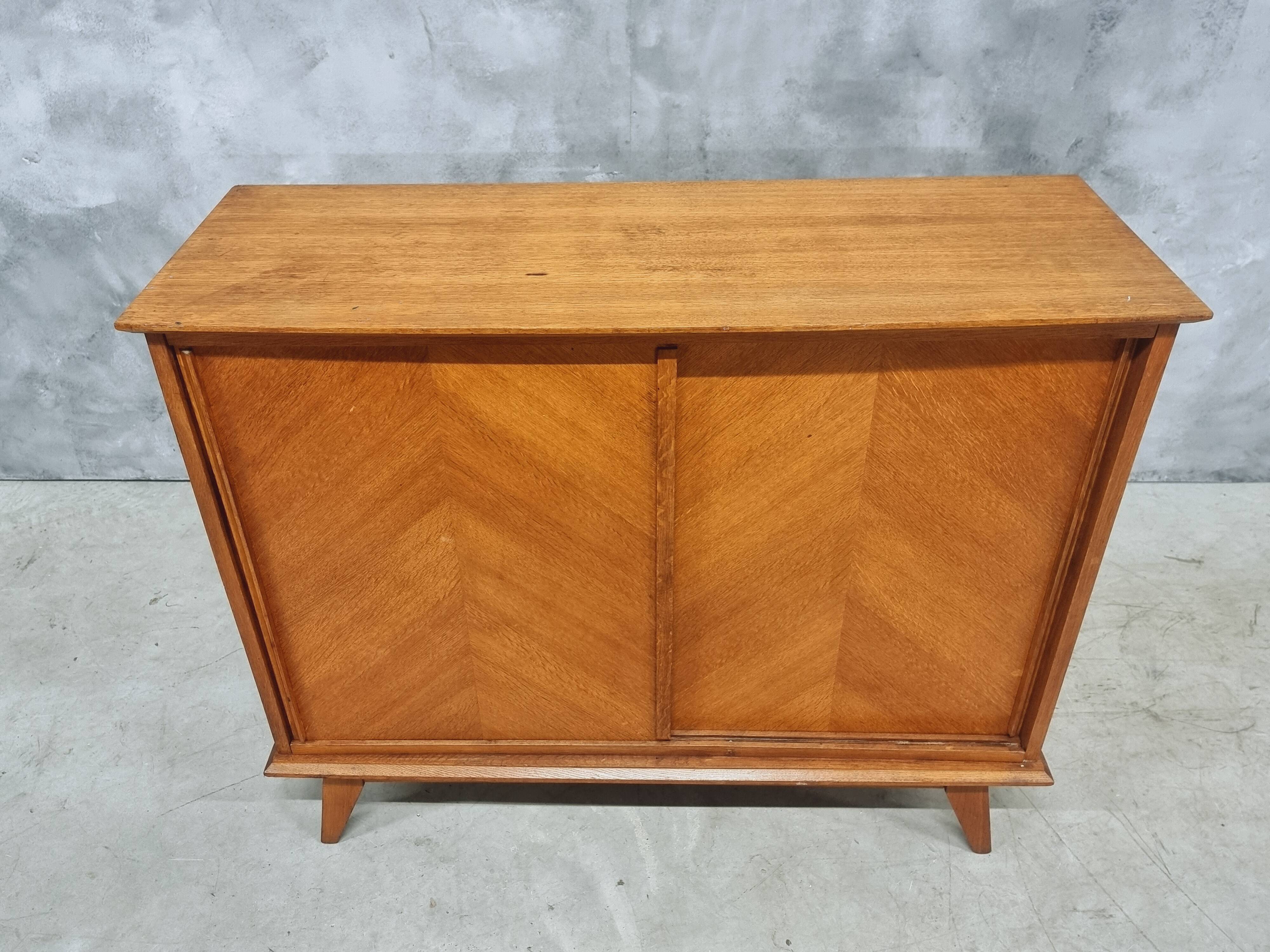 Scandinavian vintage highboard sideboard