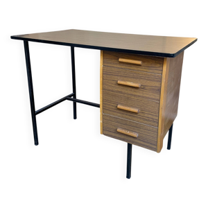 Bureau en métal et formica