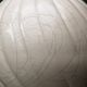 Twisted ball lamp in cracked ceramic, 1980s