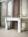 White Carrara marble fireplace in Louis XVI style circa 1890