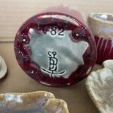 Set of De Bruyn Fives Lille ceramic pots