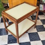 Service table wood & formica 50s