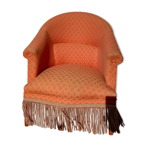 fauteuil crapaud orange