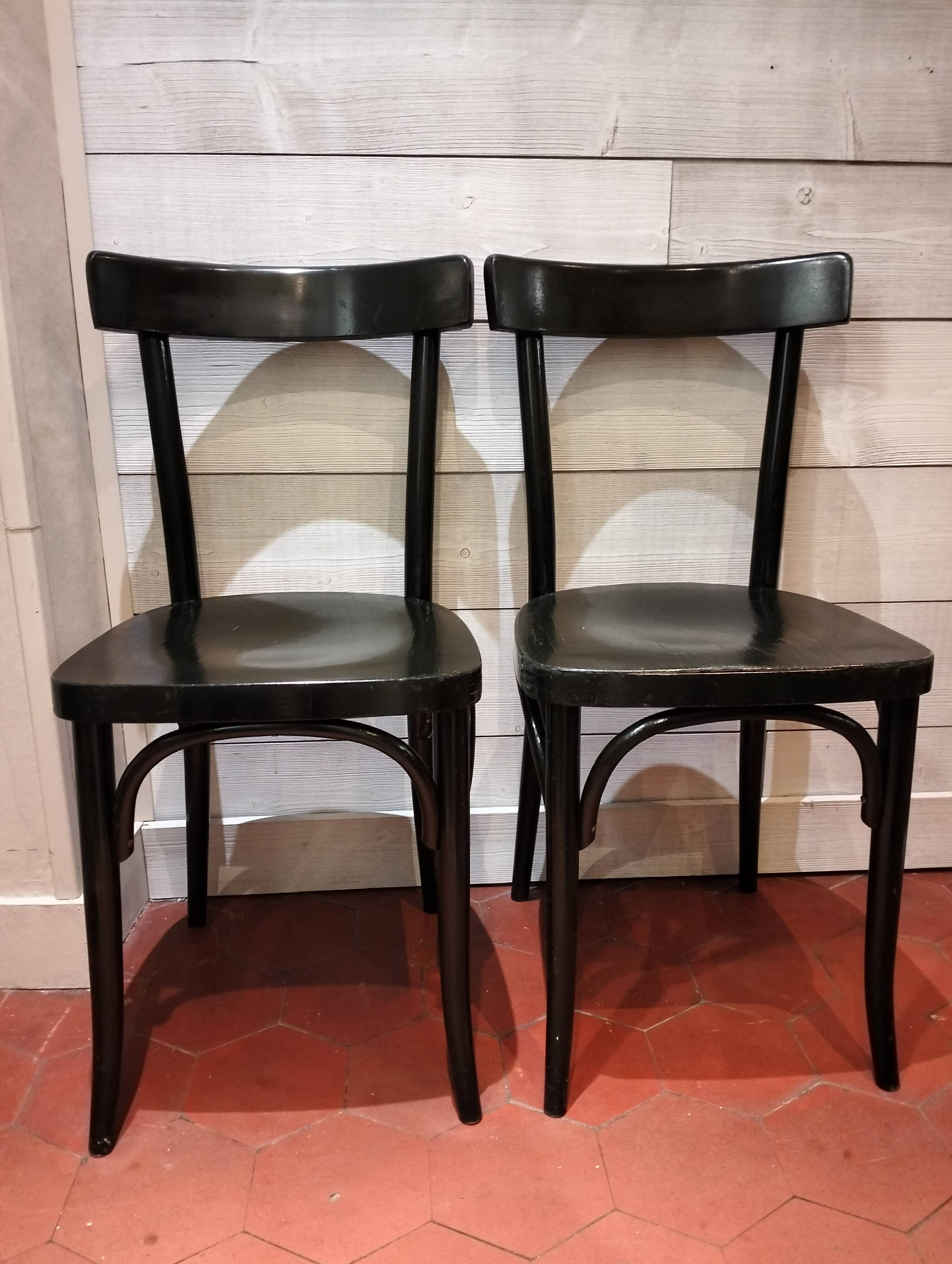 Pair of bistro chairs