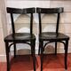 Pair of bistro chairs