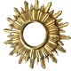 Vintage sun wall mirror in gilded wood, 1960