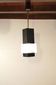 Vintage metal and glass cubic chandelier from Maison Arlus 1960.