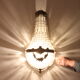 Sac a perles montgolfière wall sconces, 1940