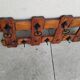 Porte manteau mural vintage bois année 80