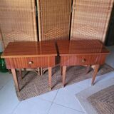Paire de chevets 1960