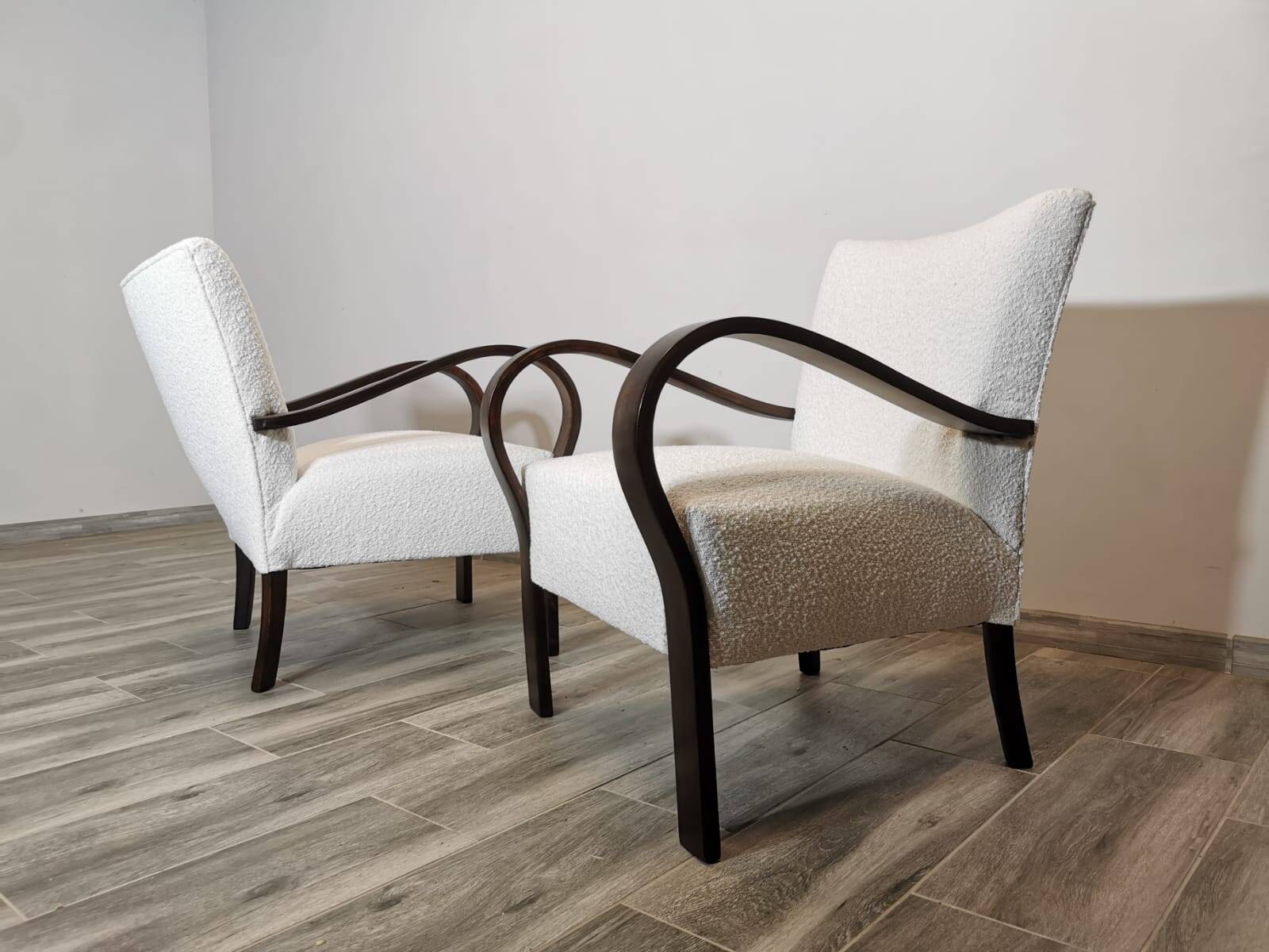 Art Deco Lounge Chairs, Set of 2