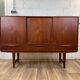 Vintage Scandinavian "highboard" teak sideboard by EW Bach for Sejling Skabe, 60s