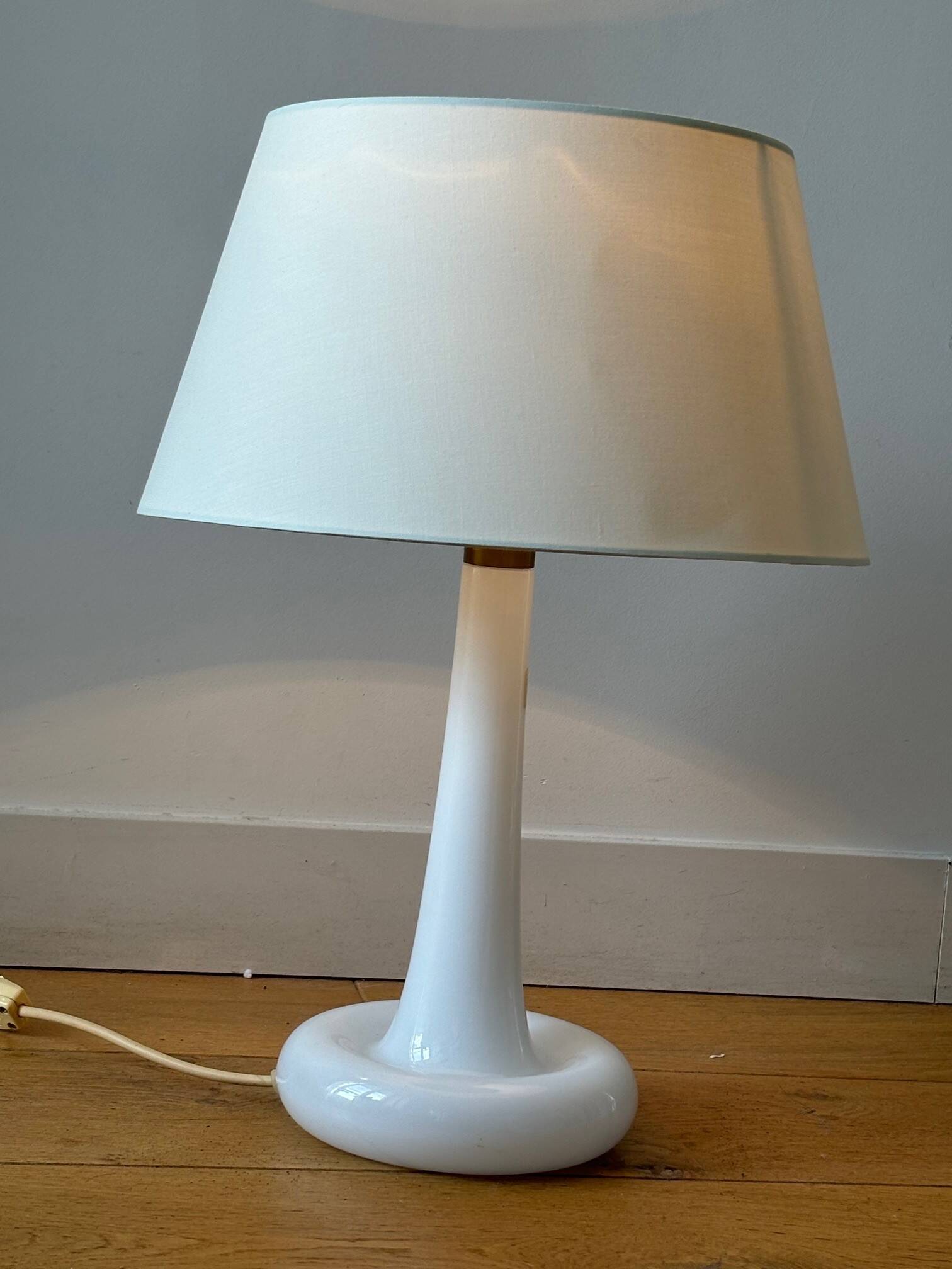 Holmegaard opaline lamp - Denmark 1970s