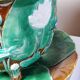 Large antique English majolica planter attributed to J. Holdcroft circa 1870-1880.