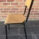 ancienne chaise d'école
