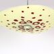 Large Vintage Czechoslovakian Opaline Glass Pendant Lights, 1970s, Set of 2