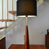 Scandinavian teak table lamp, 1960s
