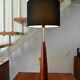 Lampe de table scandinave en teck, années 60