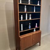Large modular bookcase Scandinavian design 1950.