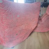 Armchairs Château d'Ax-modular sofa fabric, Model 1744