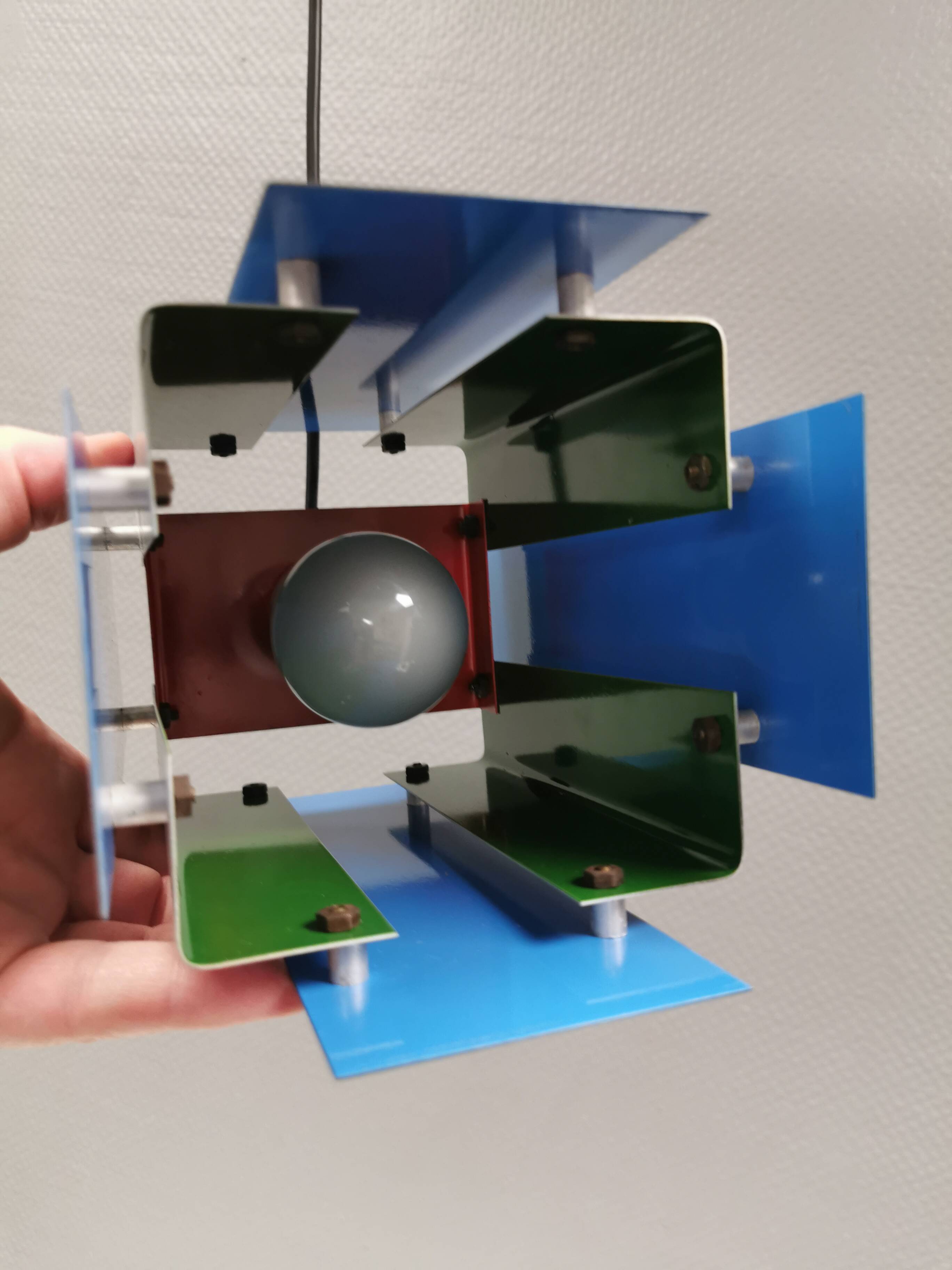 Beautiful pendant lamp from Danske Nordisk Solar, 1970s-80s.