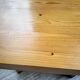 Square modernist table made of solid pine from the 1950s.