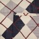 Modern Kilim blue check pattern wool kilim carpet geometric kelim area rug