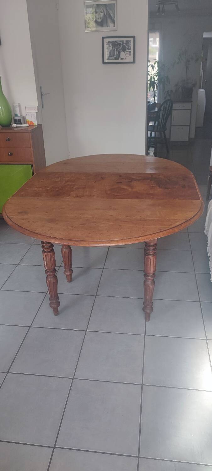 Walnut campaign table