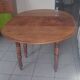 Walnut campaign table