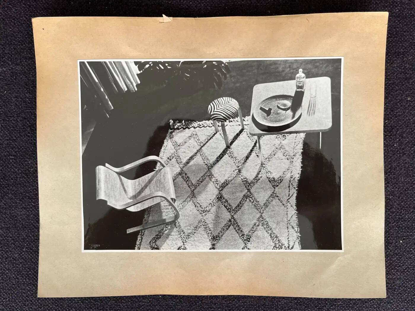 Original photo of furniture/interior by Alvar Aalto, Marcel Breuer, 1937