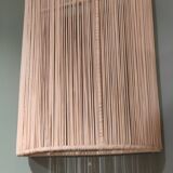 Raffia wall lamp