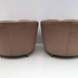Gio Ponti Midcentury Rare Italian Curved Armchairs "Casa E Giardino" 1936
