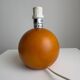 Lampe de table en teck vintage de style mid-century modern