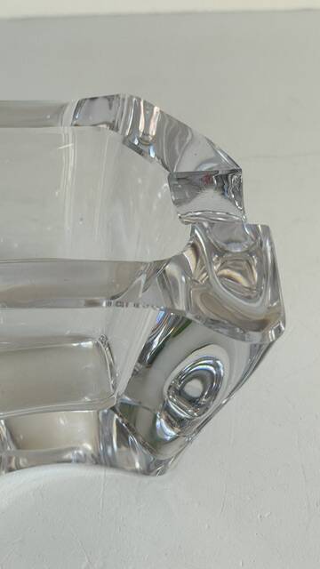VINTAGE Free-Form Crystal ASHTRAY