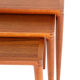 3 tables gigognes par Henry W. Klein pour Bramin