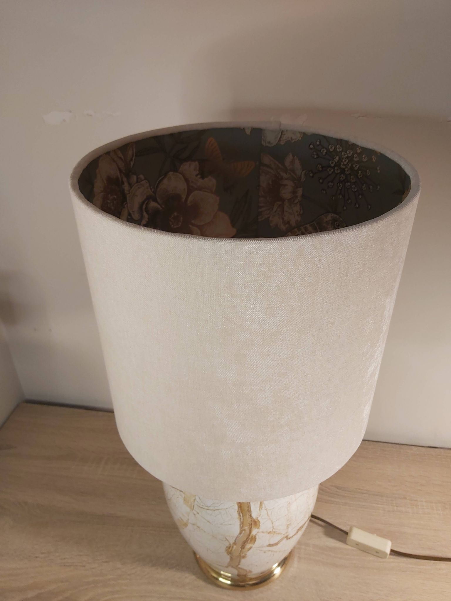 Lampe en céramique, années 1980