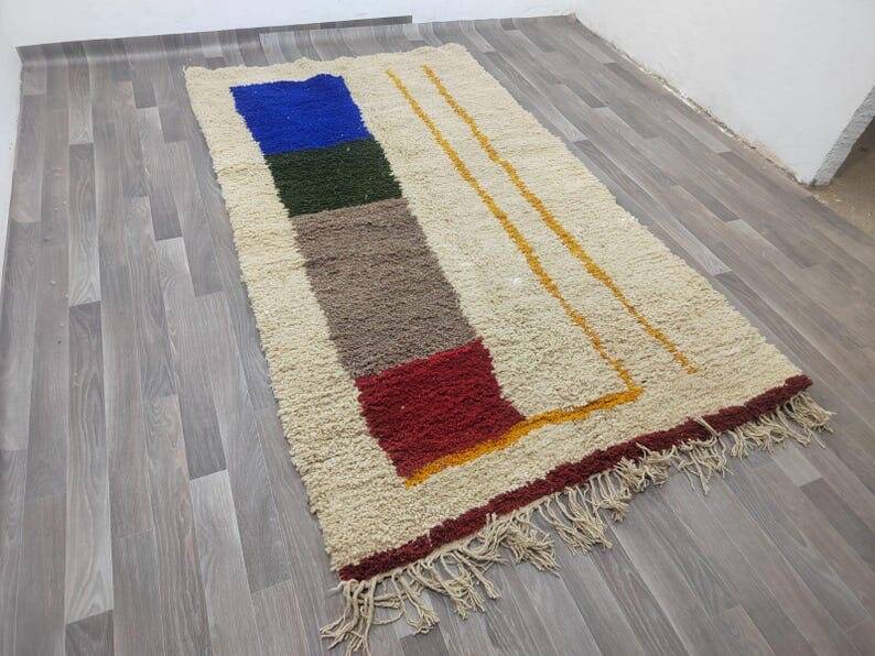Berber rug from Oued Zam, handmade, size 200 x 300 cm