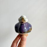 11 cm duck in vintage earthenware from the 80s