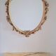 Console and mirror in baroque rococo style, vintage furniture.