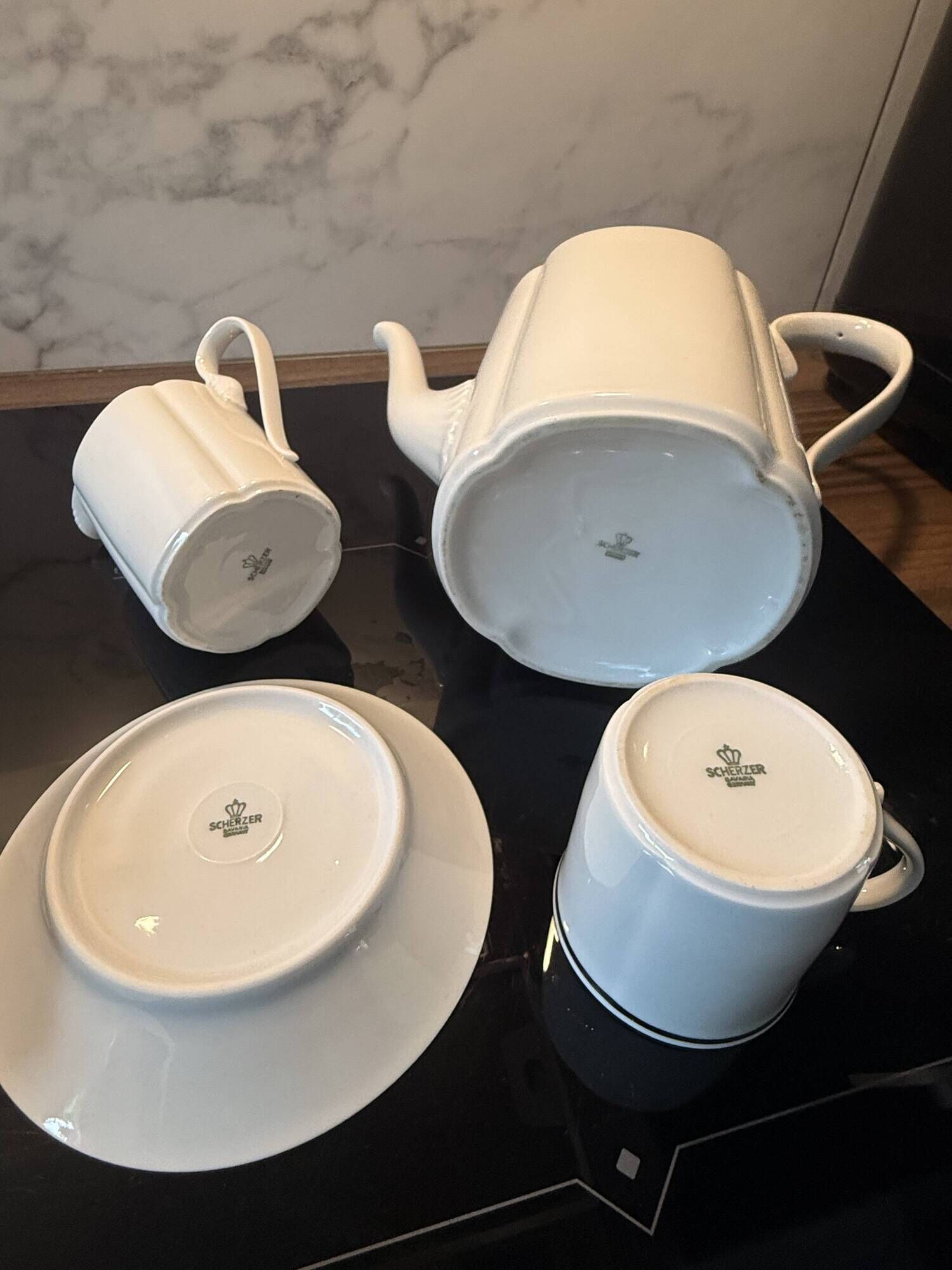 Scherzer Bavaria Vintage – 26-piece coffee set – Porcelain Germany