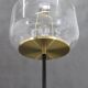 1970s Pair of Glass Brass Floor Lamps by Kamenicky Senov , Czechoslovakia