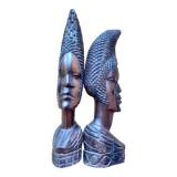 2 bustes africain
