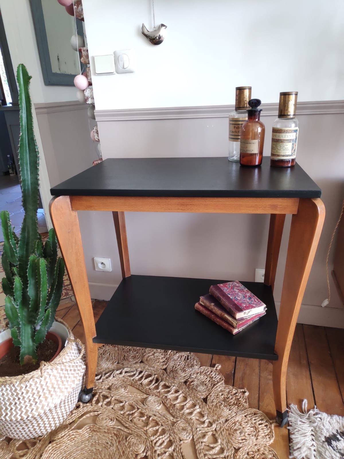 Vintage art deco roulette table