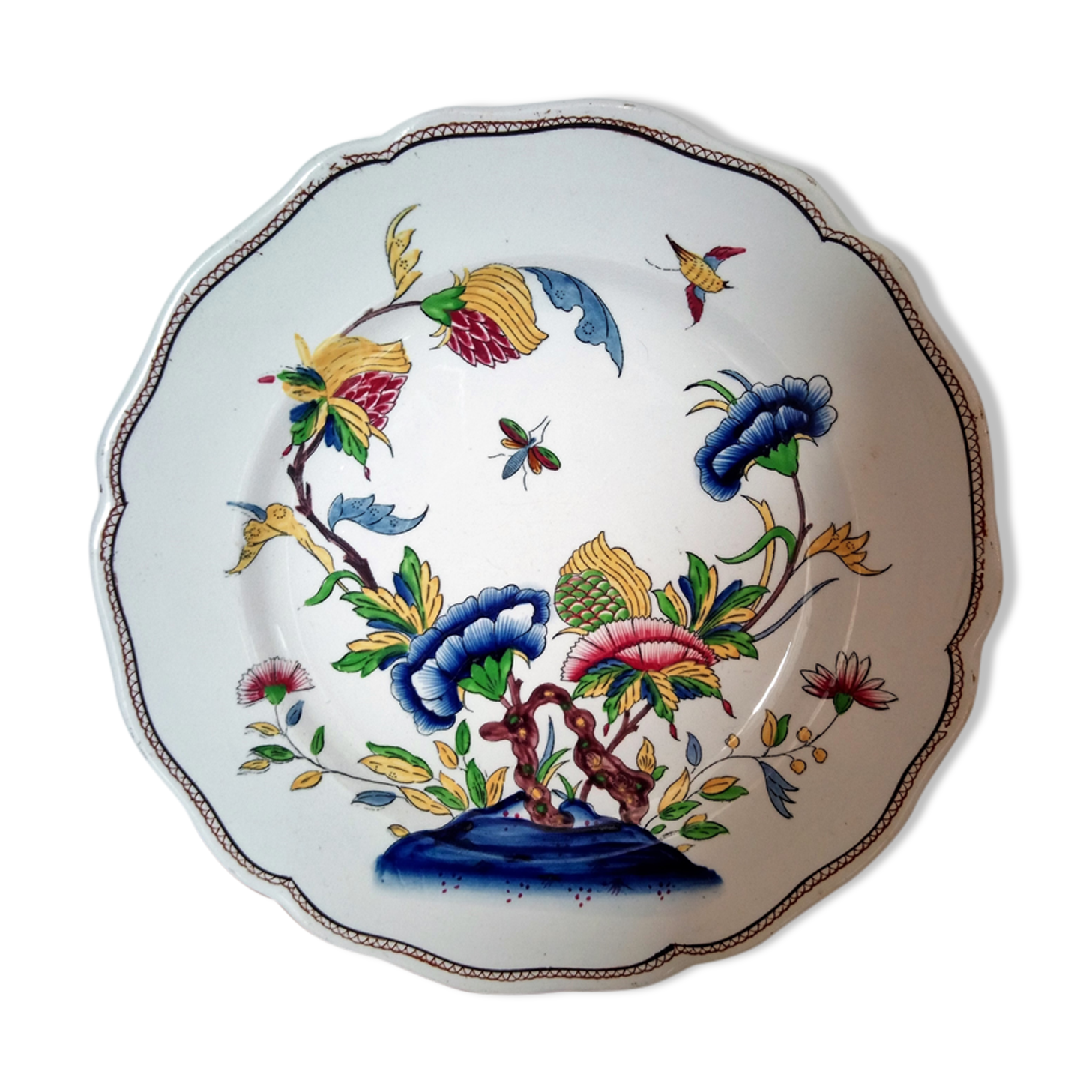 Assiette Sarreguemines Rouen