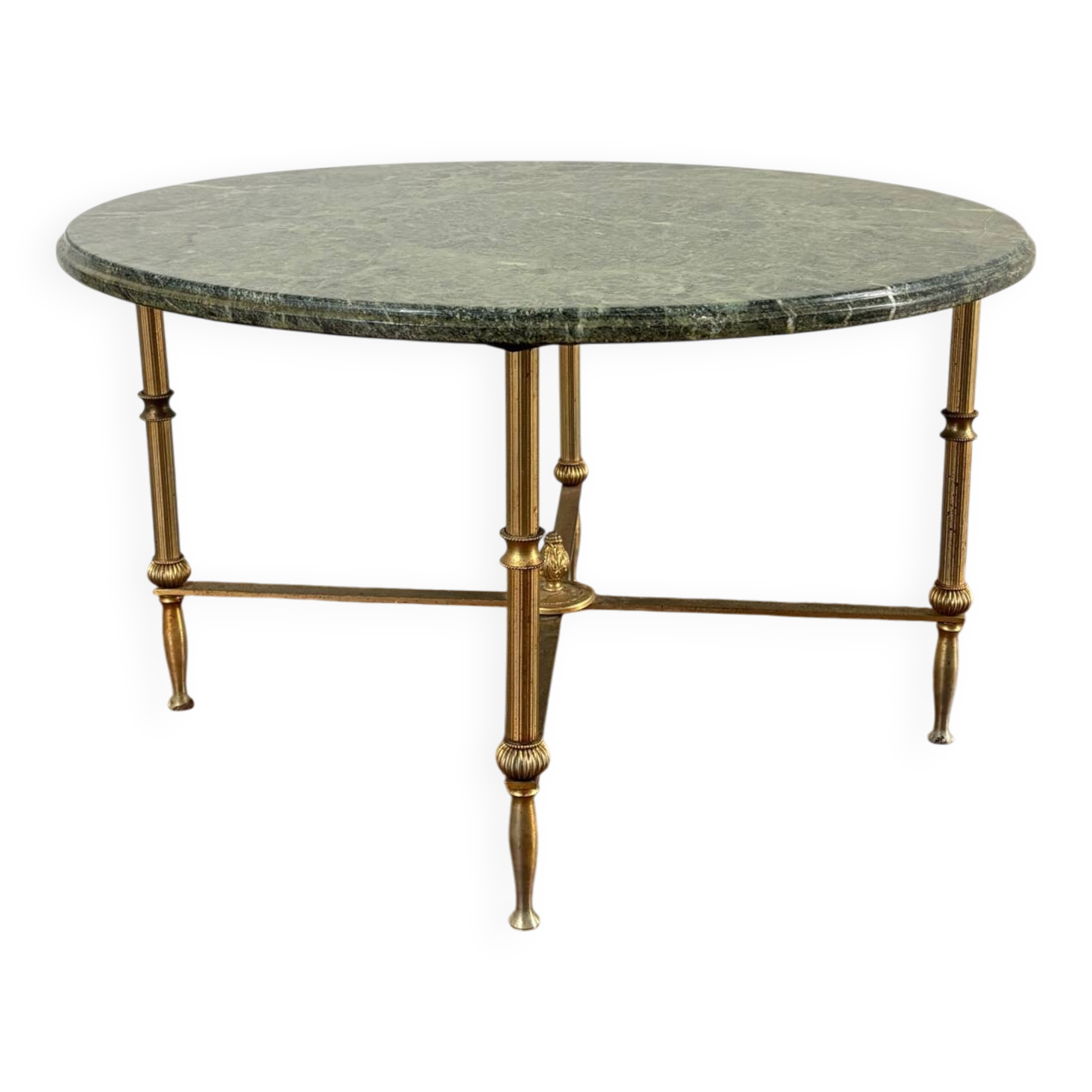 Green marble coffee table