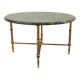 Green marble coffee table