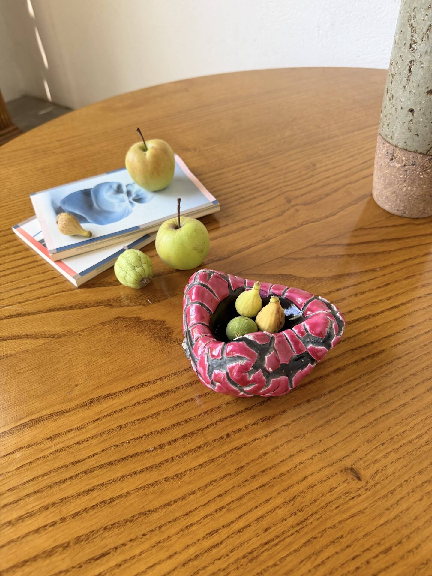 Fatlava style ashtray Vallauris pink