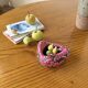 Fatlava style ashtray Vallauris pink